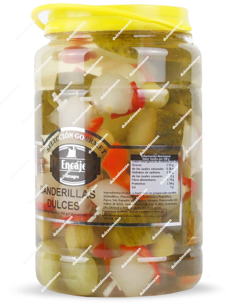 La Encajera Banderillas Dulces Cubo 1,4 kg Dulcealmacen