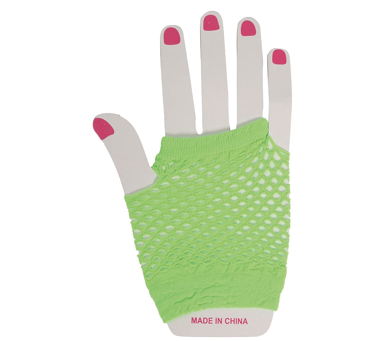 GU guantes malla verde neon