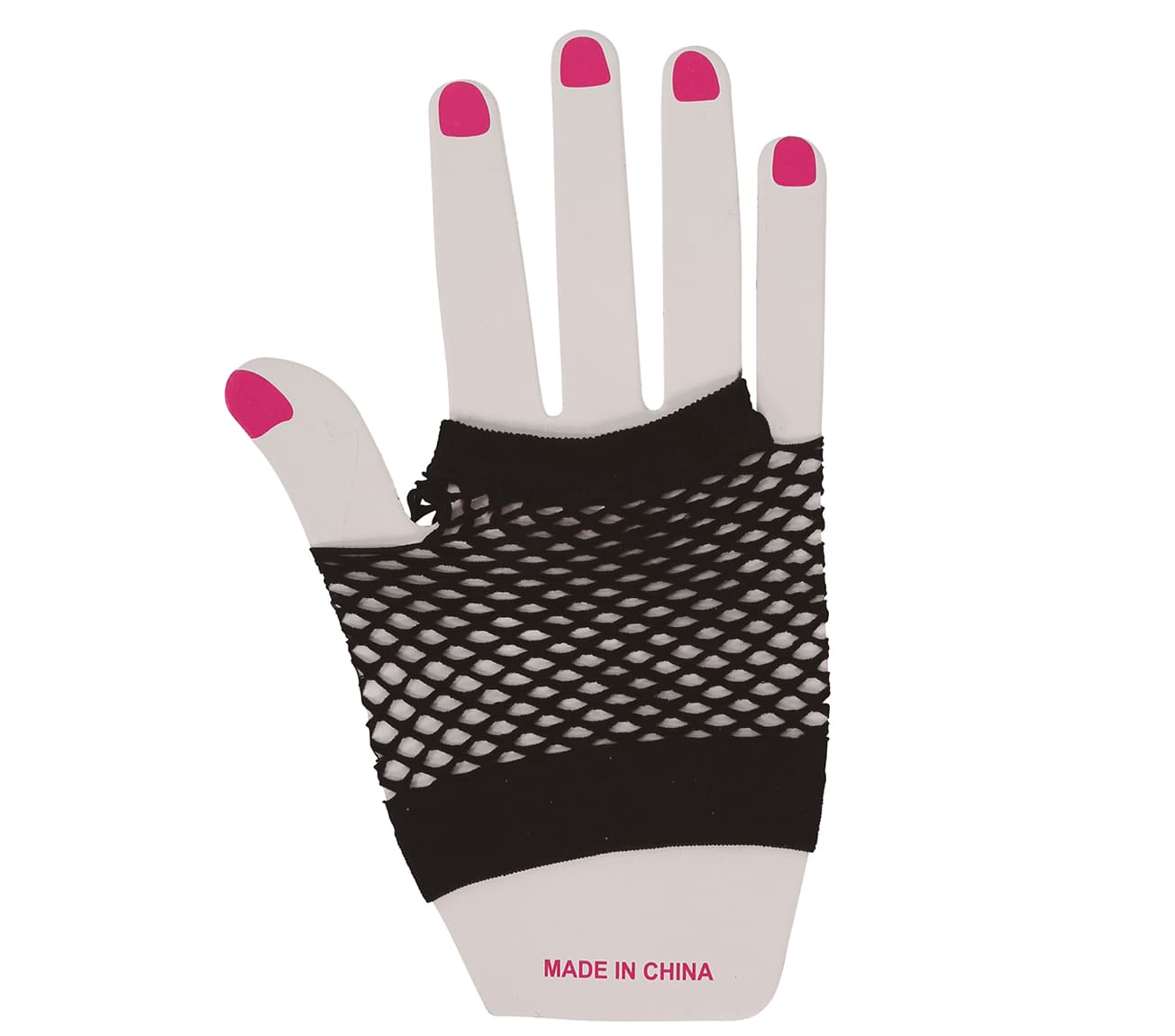 GU guantes malla, 11 cms., negros