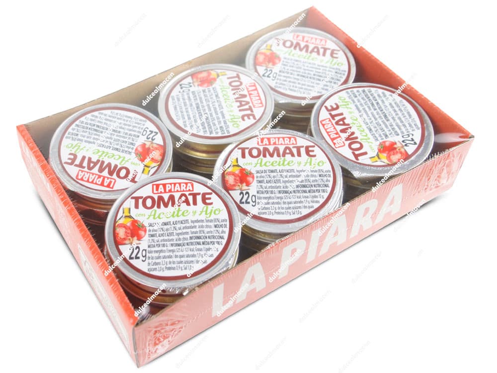 La Piara Tomate y Ajo 18 uds