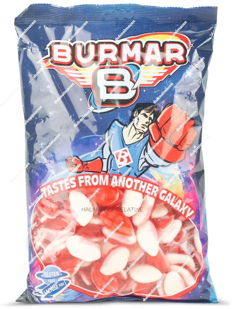 Gominolas con forma de labios Burmar Labios Brillo 1 kg Dulcealmacen