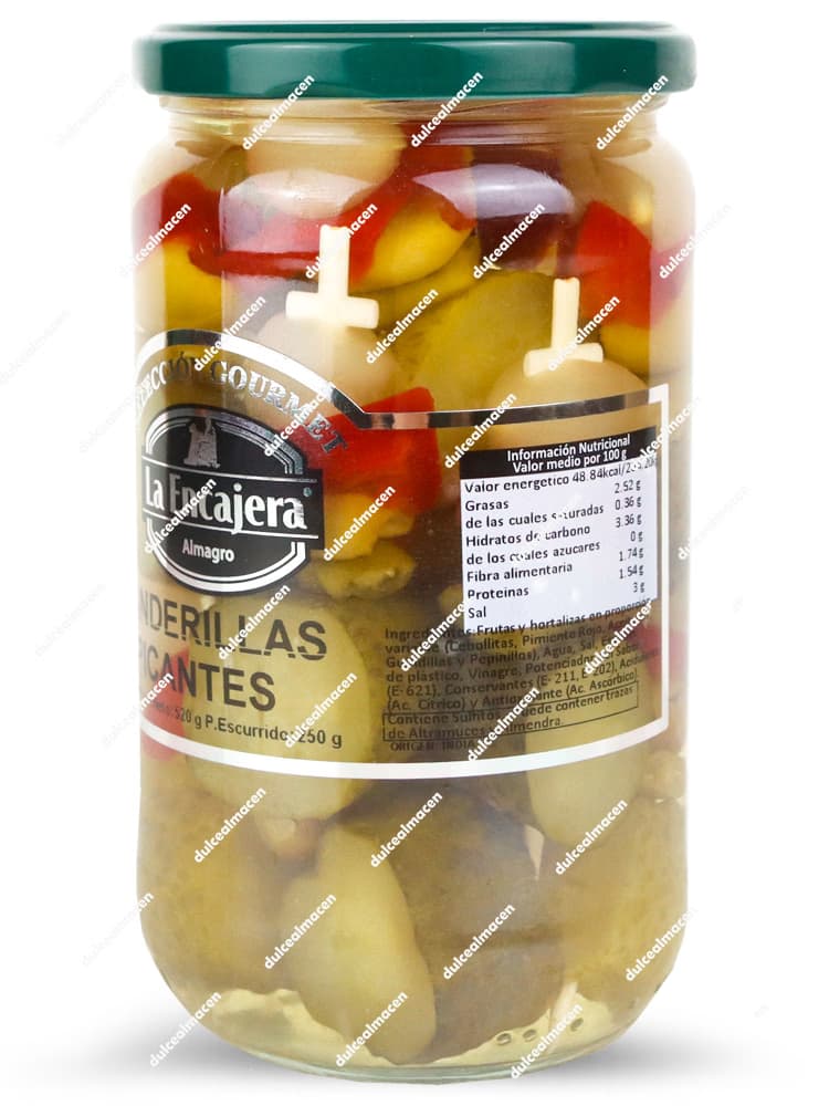 Encajera Banderillas Picantes en Tarro Cristal 780gr