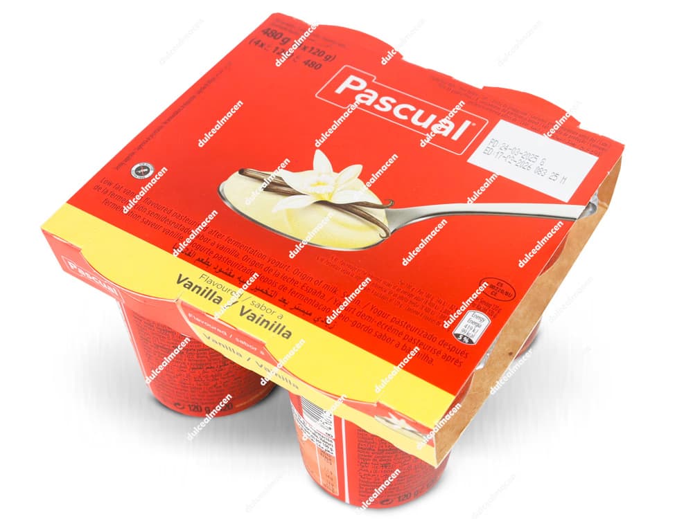 Pascual Yogurt Cremoso de Vainilla 4 Unidades