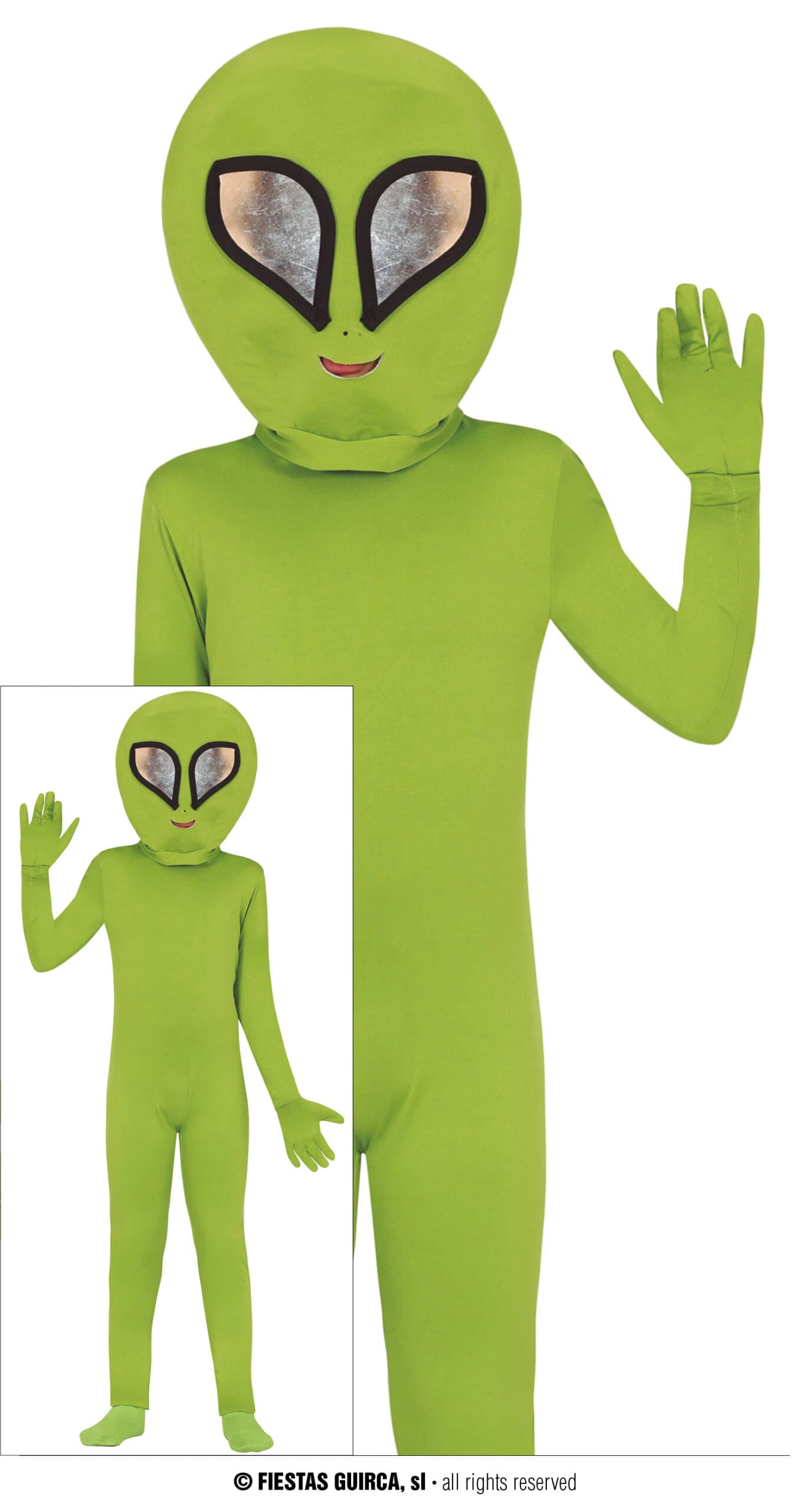GU alien, infantil, 7   9 años