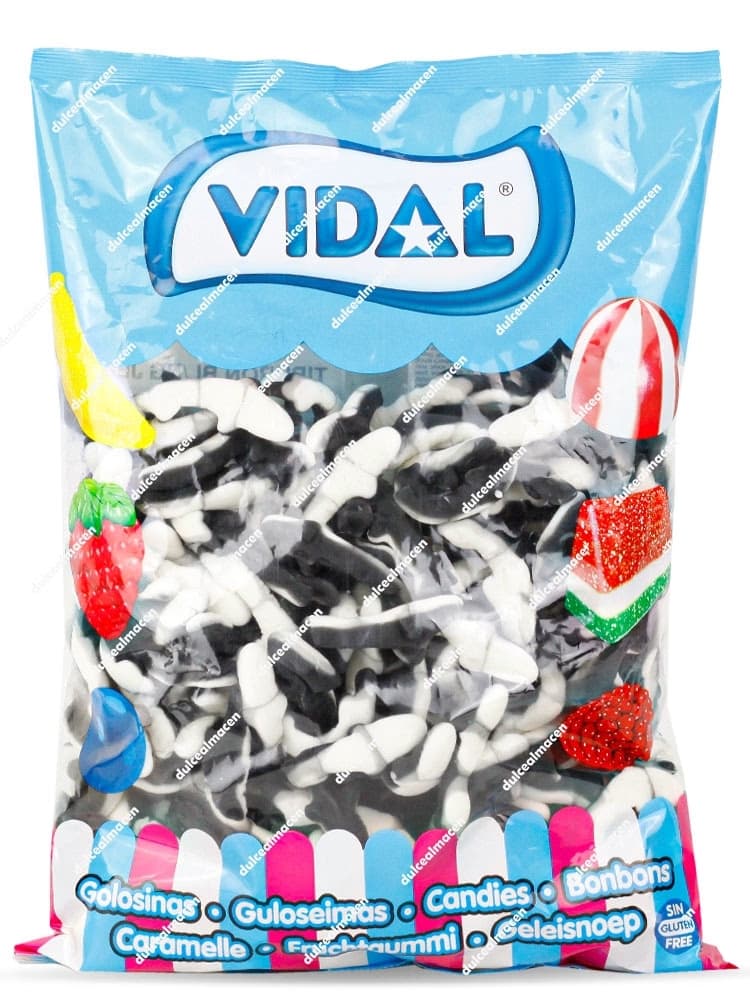 Vidal Tiburones de Goma Bolsa 250 Unidades