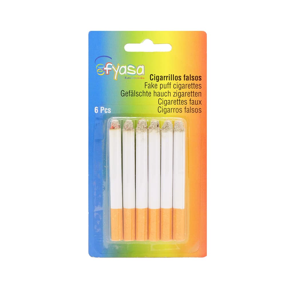 Cigarrillos de Broma Realistas Fyasa - Pack de 6 Unidades