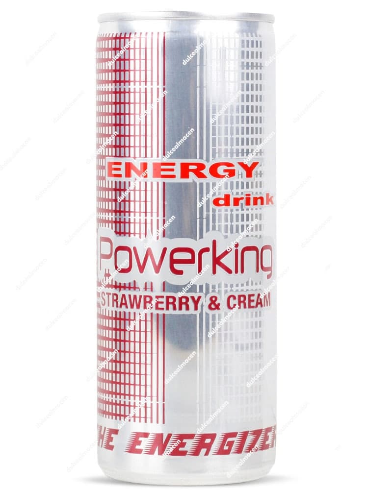 PowerKing Fresa 250ml Bebida Energética