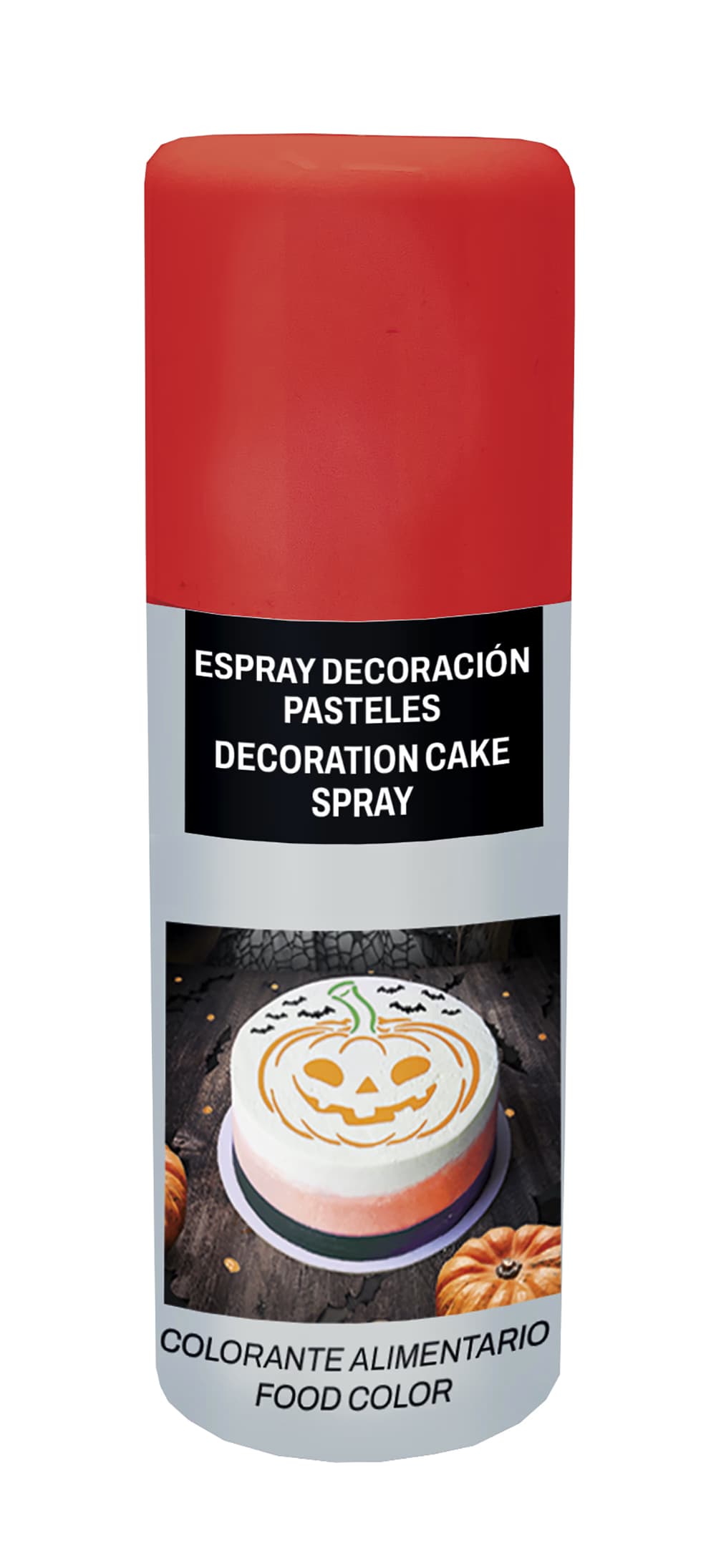GU espray decoracion pasteles, rojo, 100 ml