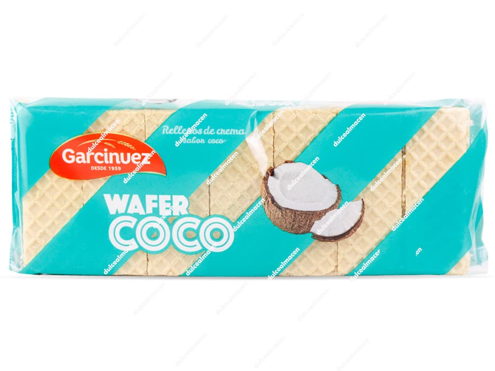 Garcinuez Wafer Coco 180g | Barquillo Relleno de Crema de Coco