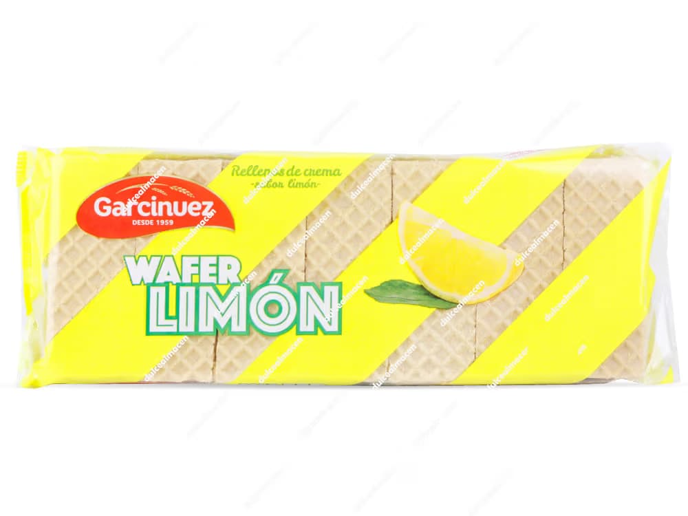Garcinuez Galleta Wafer Limón Crujiente 180g