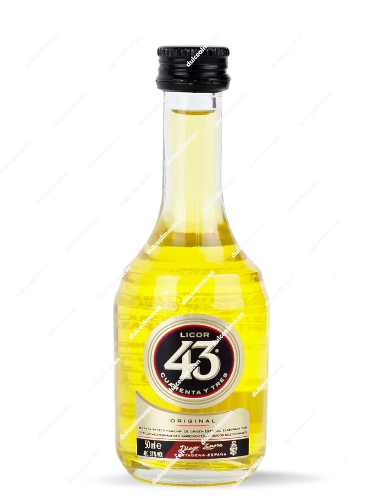 Mini Licor 43 5cl | Botella Miniatura Original para Regalo y Detalles