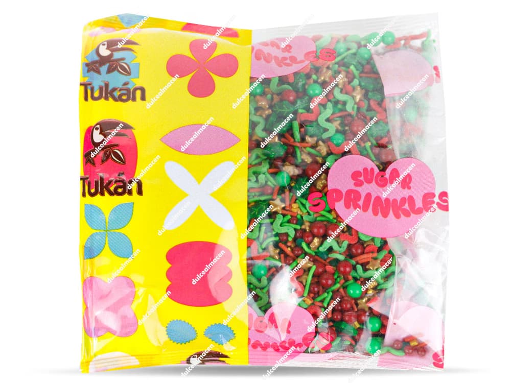 Tukán Mix Navidad 450g | Gominolas de Gelatina y Pica Surtidas