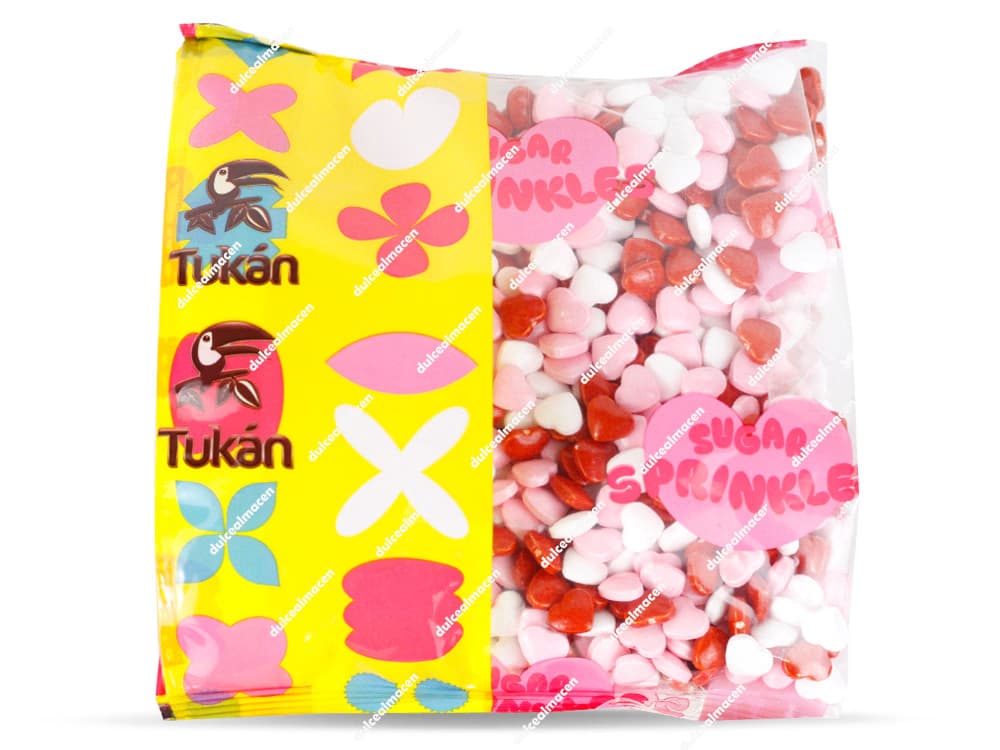 Tukán Mix Corazones 450g | Gominolas de Gelatina y Pica Fresa