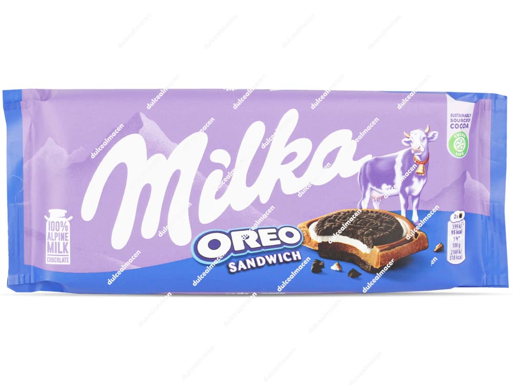 Milka Tableta Oreo Sandwich Chocolate Blanco