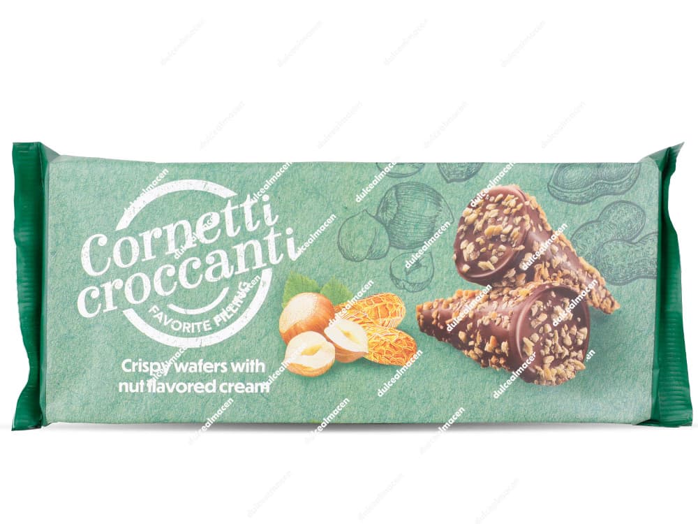 Cornetti Croccanti de Avellanas 112gr