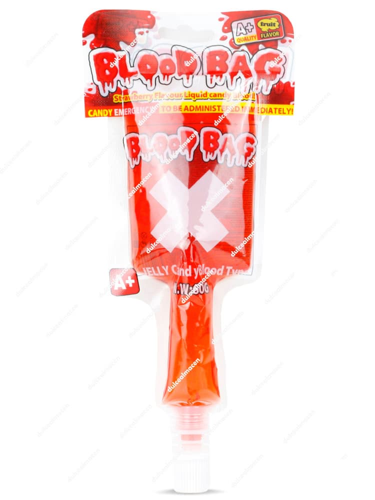 Caramelo Líquido Profisa Blood Bag 60gr Sabor Fresa