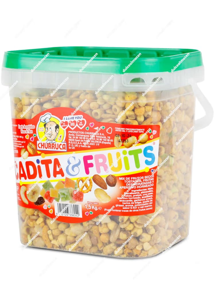 Picadita Fruits Mix de Frutos Secos y Snacks Churruca 1,5kg