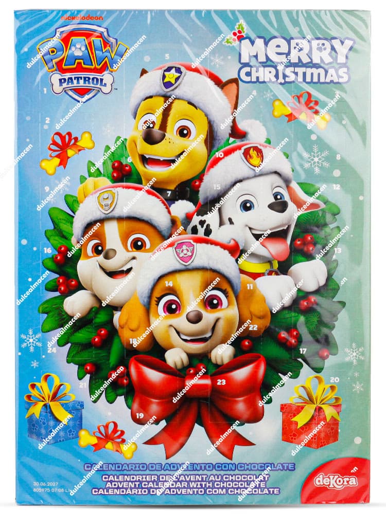 Calendario de Adviento Patrulla Canina Dekora (50g)