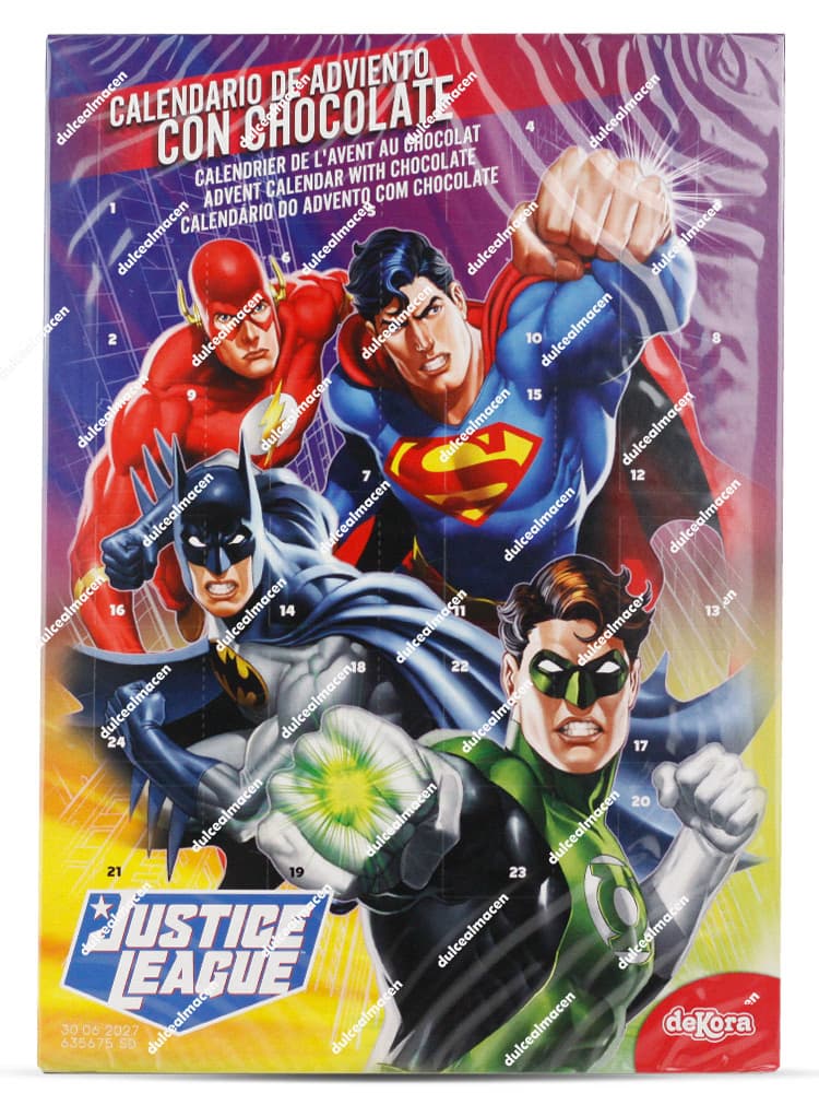 Calendario de Adviento Dekora Liga Justicia (50g)