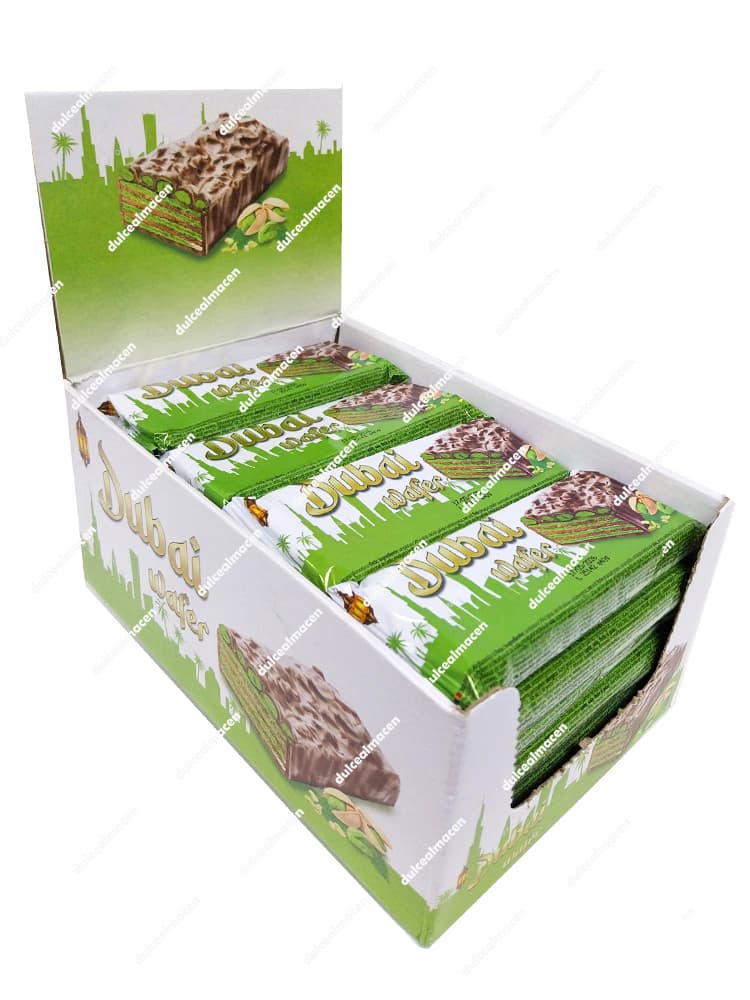 Wafer Dubai 24 Uds: Barquillos Rellenos Crujientes