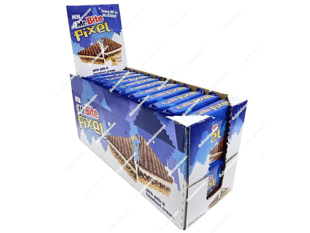 Mr.Bite pixel chocoleche- avellana 24 uds