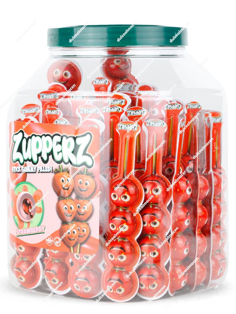 Zupperz Stick Gummy de Fresa 50 Unidades
