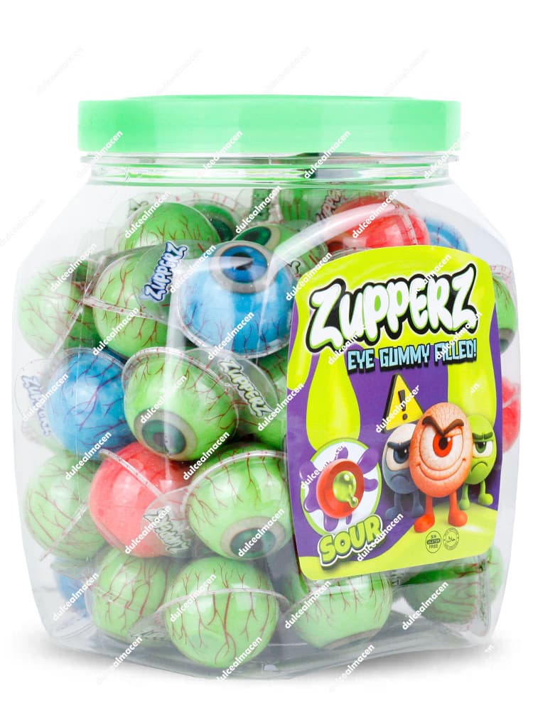 Ojos Gummy Sour Zupperz Bolsa 50 Unidades