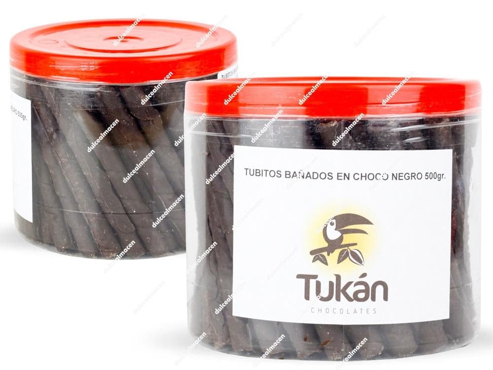 Tukán tubitos bañado chocolate 500gr
