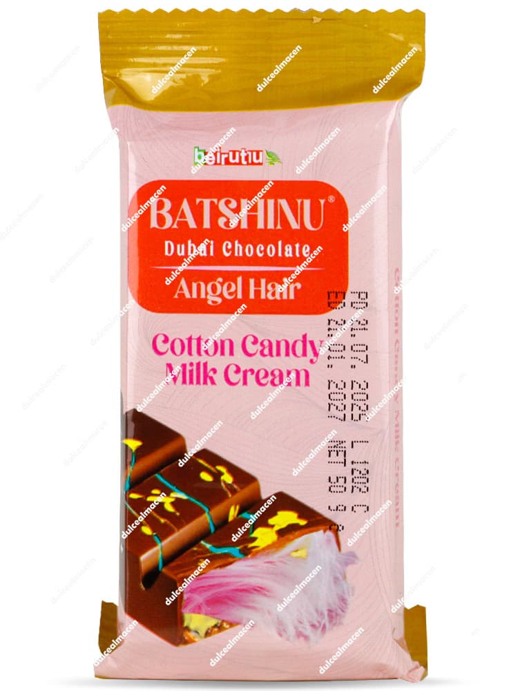 Angel Choco Dubai Cotton Milk (Caja de 12 Tabletas)