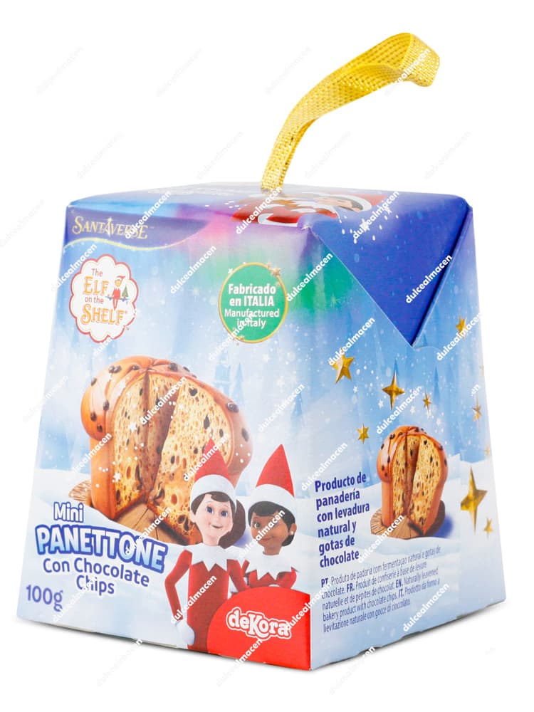 Dekora Mini Panettone Navideño Elfo (100g)