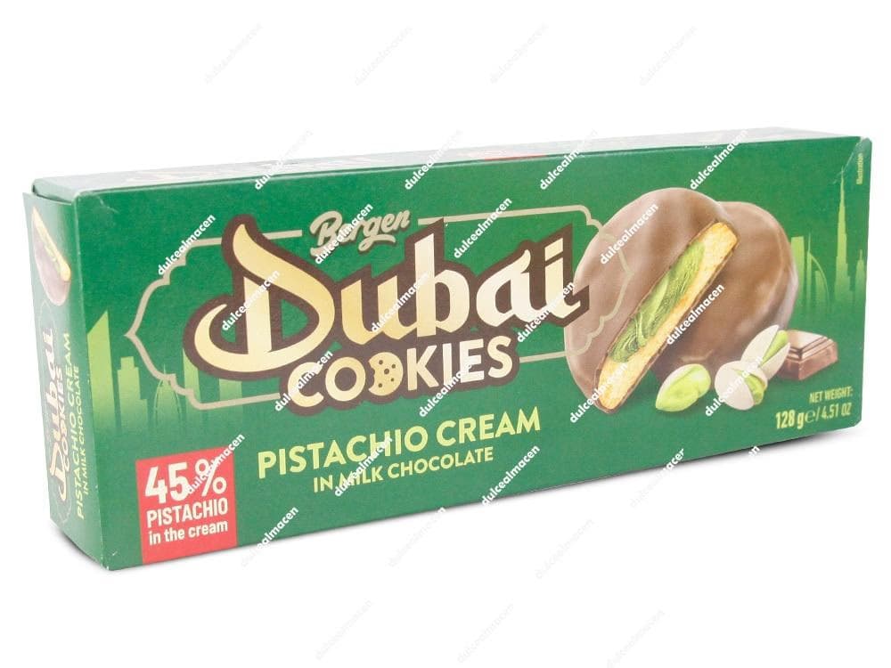 Bergen cookies rellenas pistacho dubai 128g (18)