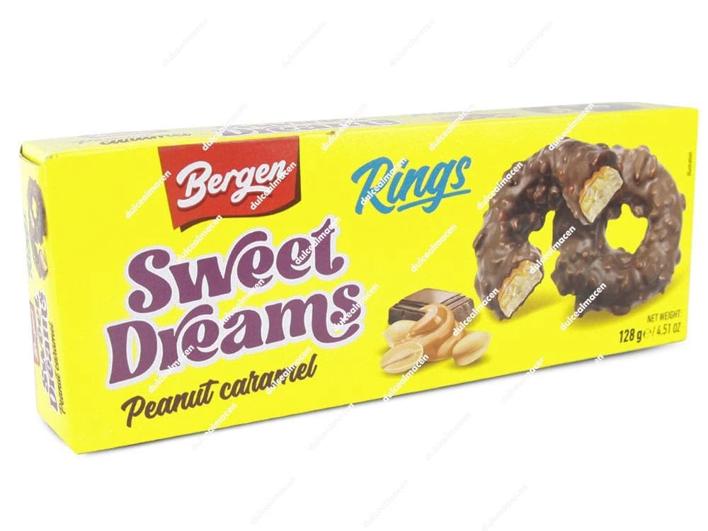 Bergen cookies rellenas crema cacahute  128g (18)
