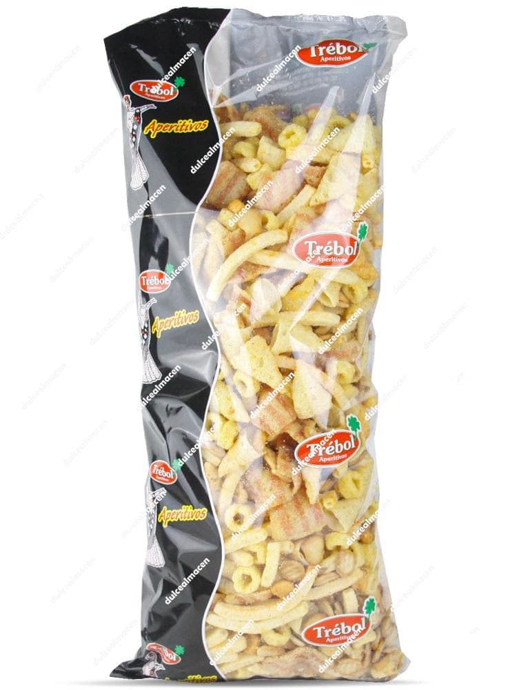 Bolsa de aperitivos salados Madrileña Snack Mix 1kg con variado surtido de frutos secos y snacks fritos de Dulcealmacen