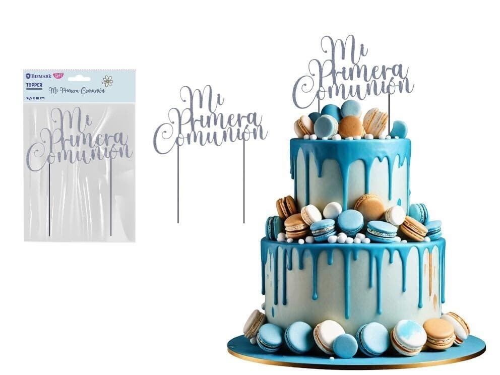 Topper Tarta Mi Primera Comunión Niño - Decoración Pastel