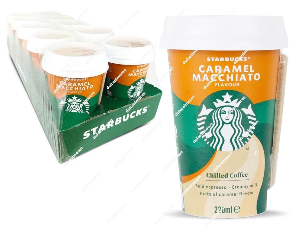 Starbucks Caramel Macchiato 220ml - Café Frío con Caramelo