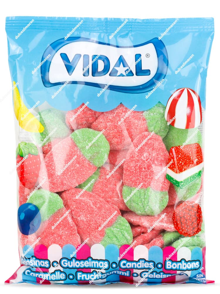 Vidal Maxi Fresa Silvestre Pica 1kg - Gominolas Ácidas
