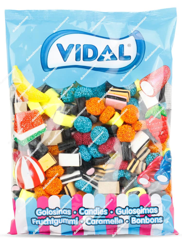 Vidal All Sort 1kg - Mix de Regaliz y Fondant