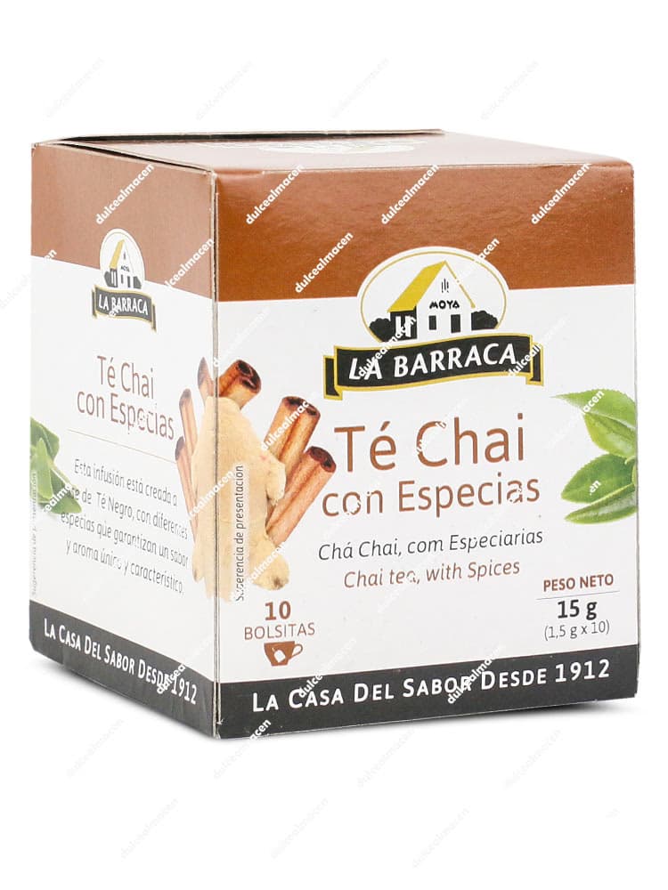 Barraca infusiones te chai con especias 10 uds