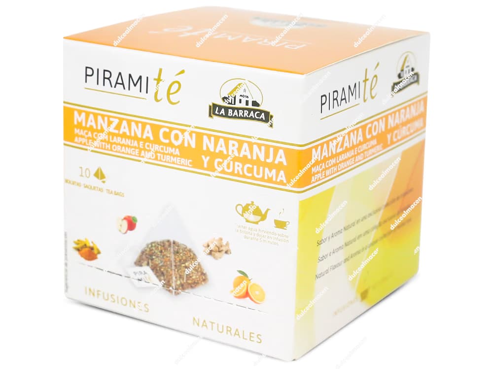 Barraca te manzana con naranja 10 bolsitas