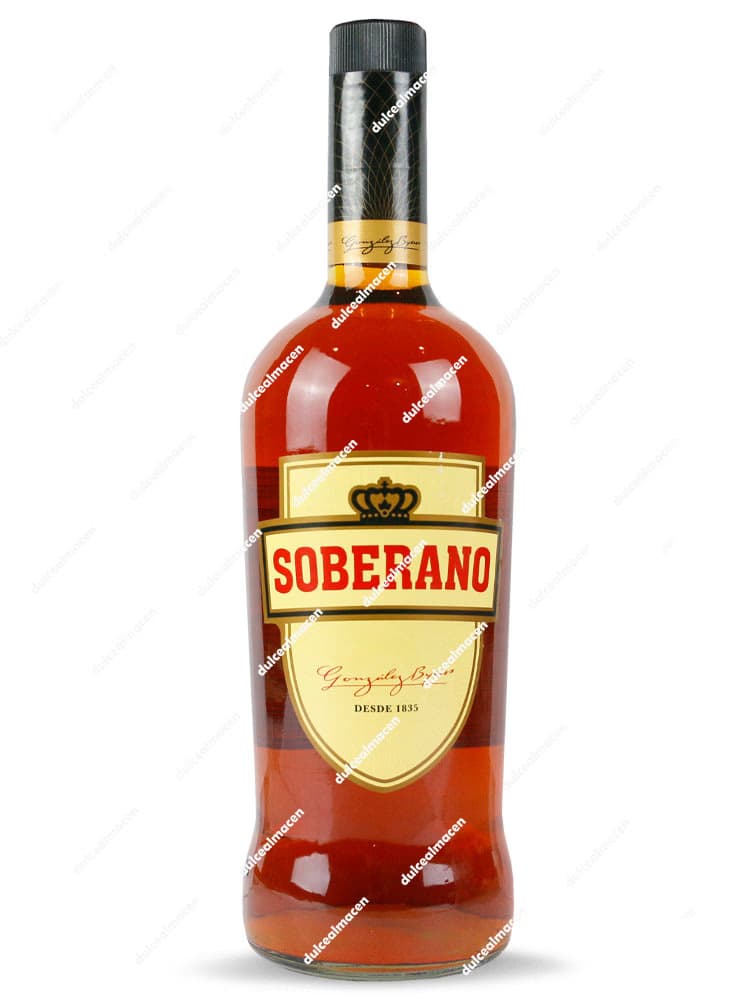 Botella de Brandy Soberano 1 L en Dulcealmacen
