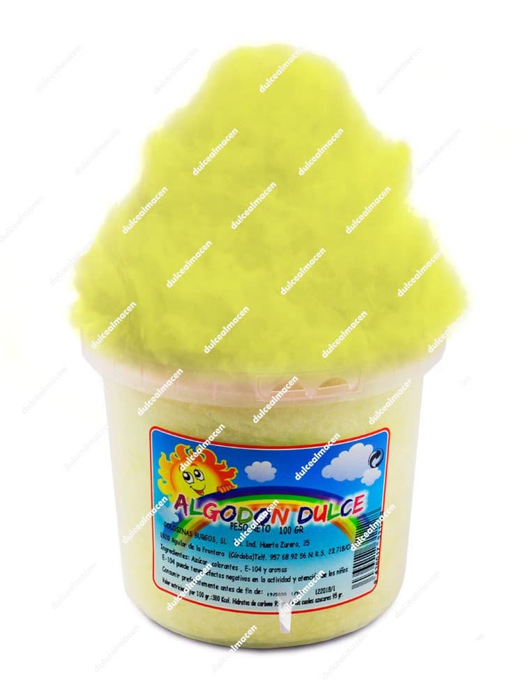 Burgos Algodón de Azúcar Sabor Plátano 200 gr