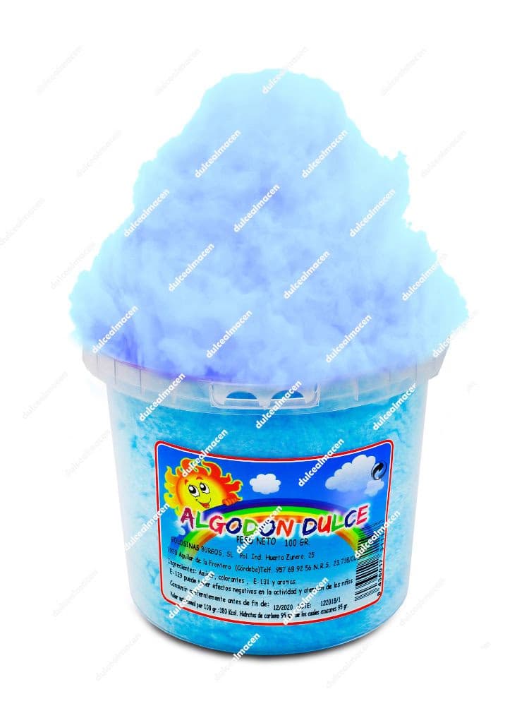 Burgos Algodón de Azúcar Sabor Frambuesa 100 gr