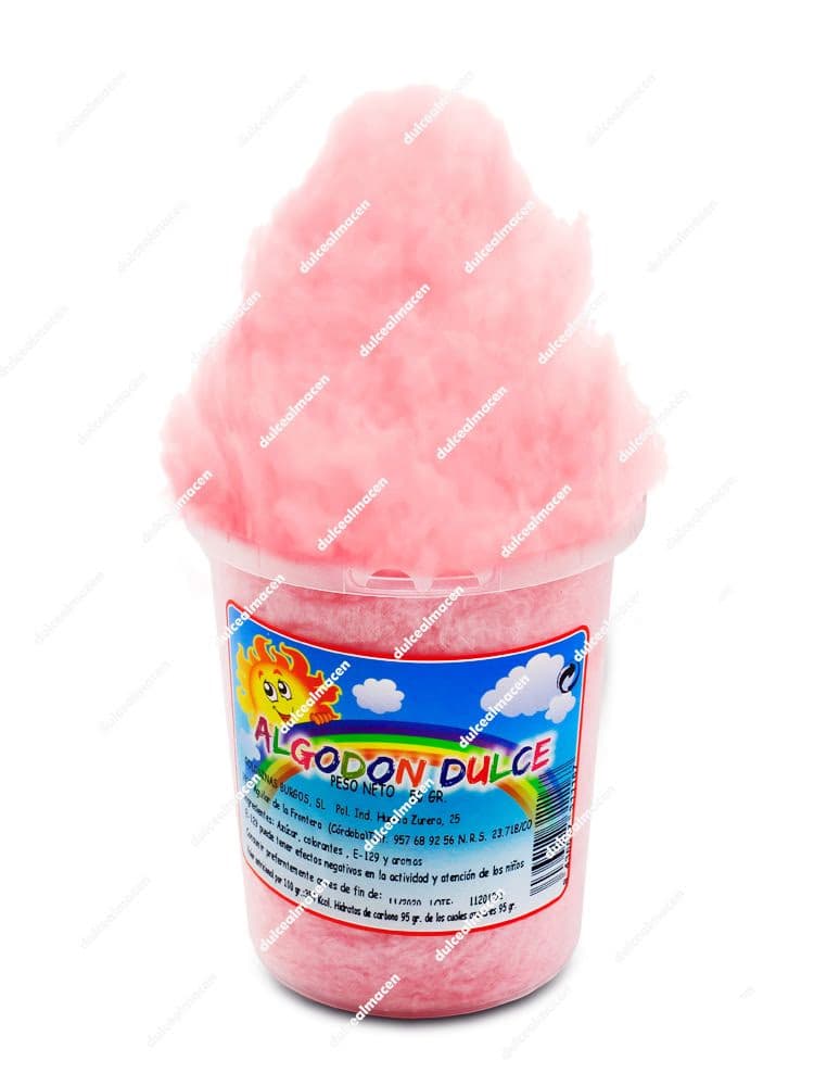 Burgos Algodón de Azúcar Sabor Fresa 50 gr
