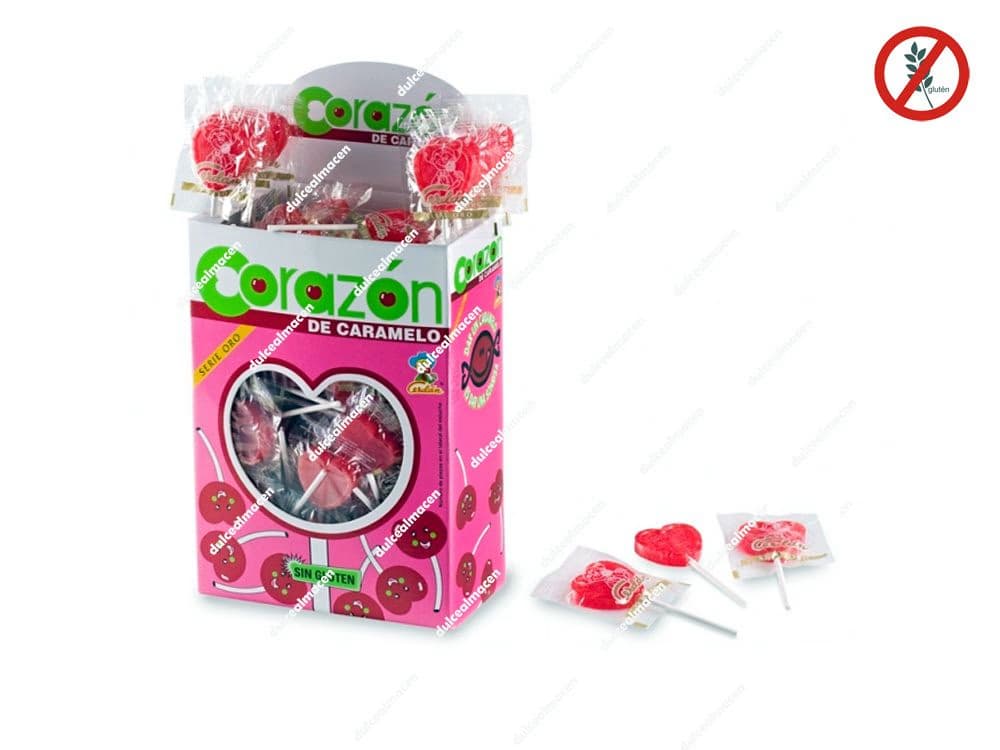 Cerdan piruleta corazon 110 uds