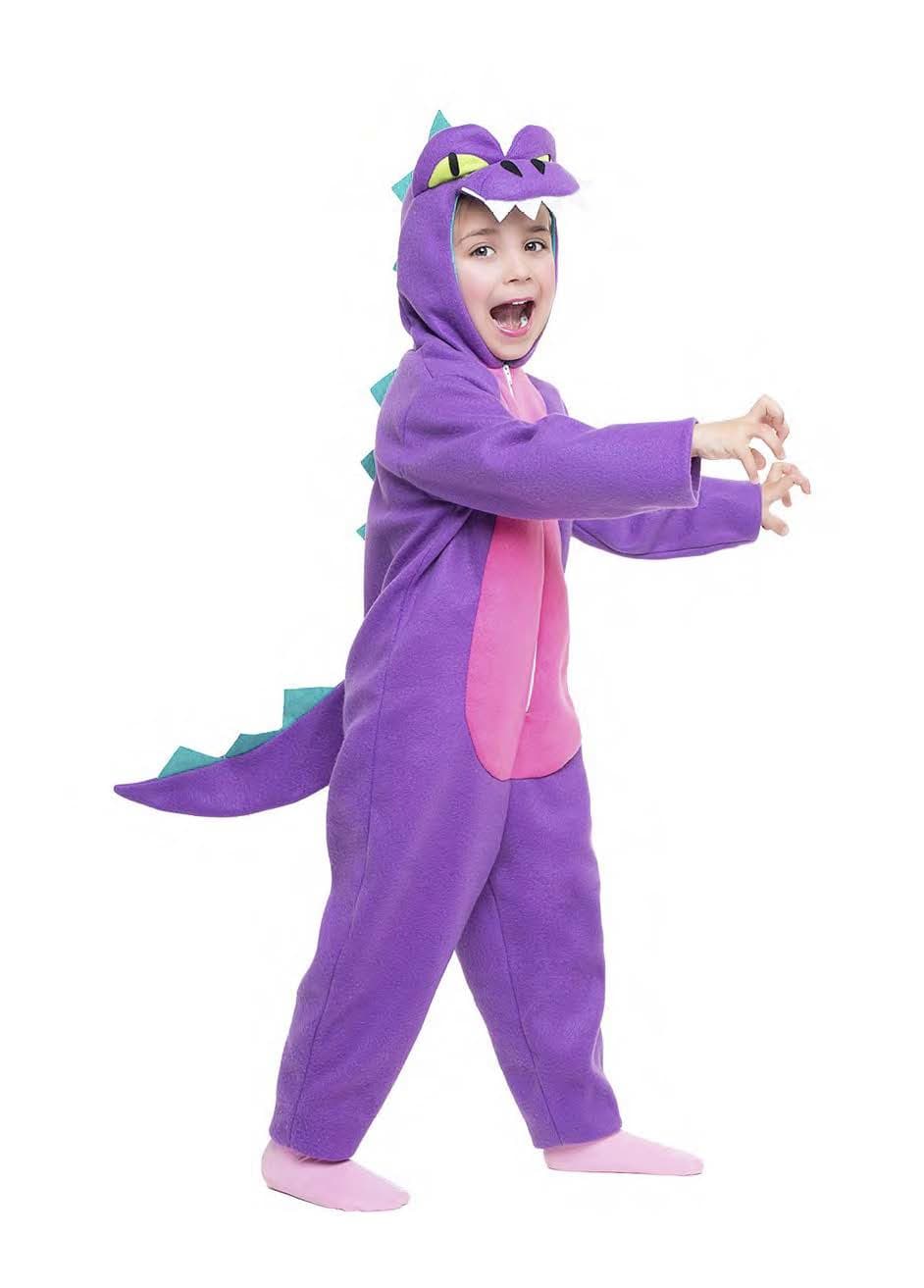 Kimokaweii disfraz  3-4 dinosaurio morado