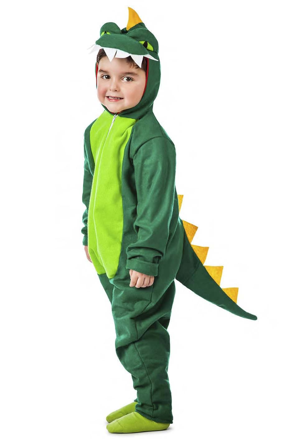 Kimokaweii disfraz  3-4 dinosaurio verde