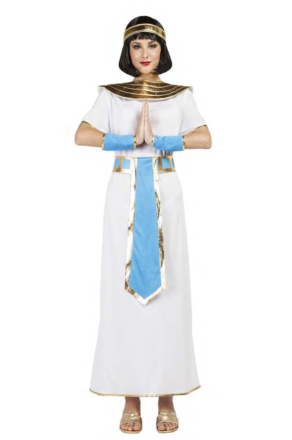 Kimokaweii disfraz  t-s egipcia azul/blanca
