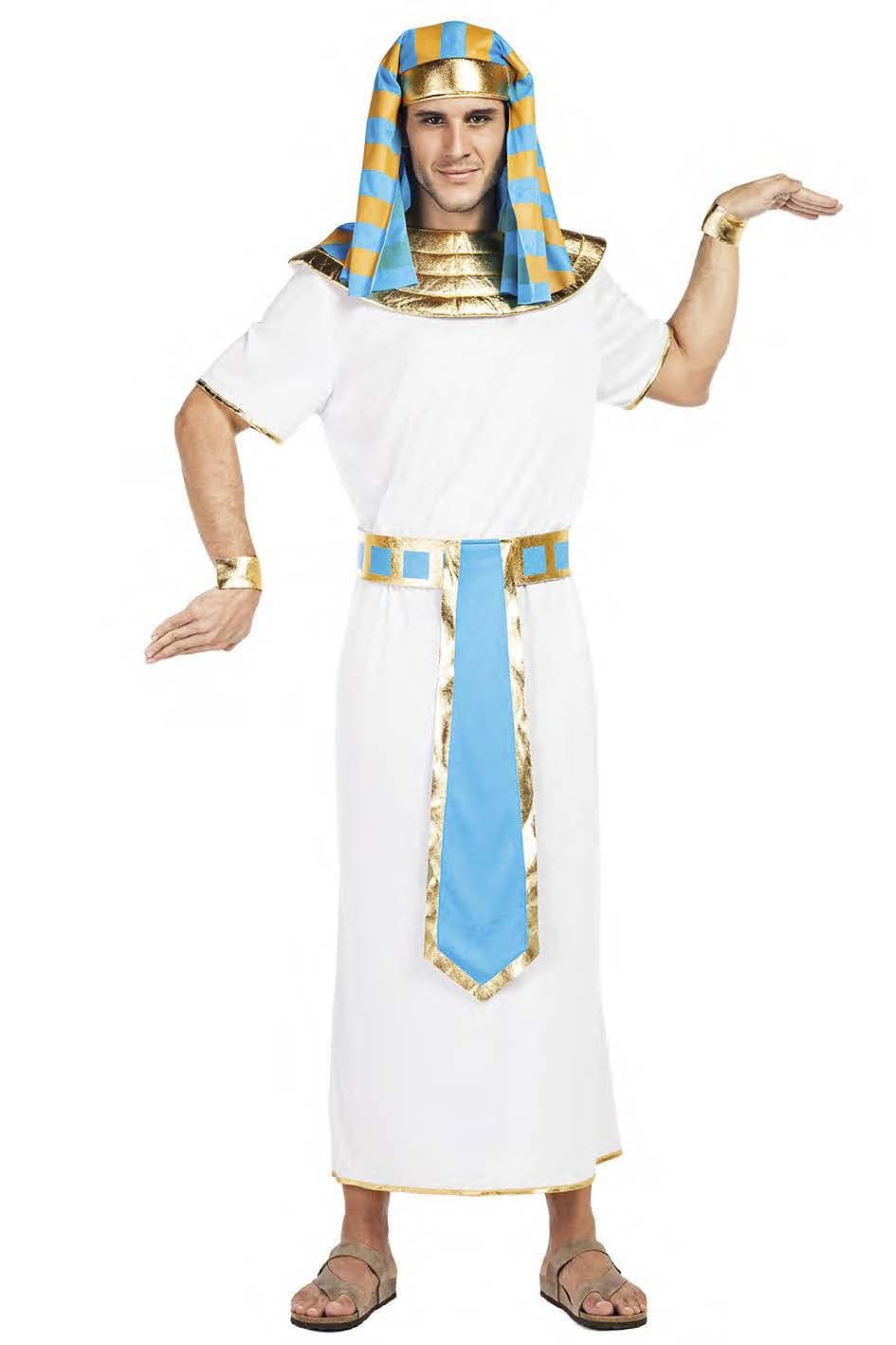 Kimokaweii disfraz  t-s egipcio azul/blanco