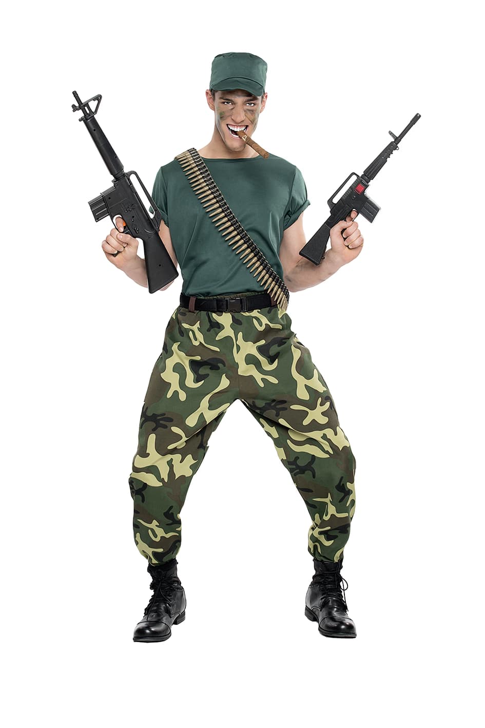 Kimokaweii disfraz  t-xs paramilitar hombre