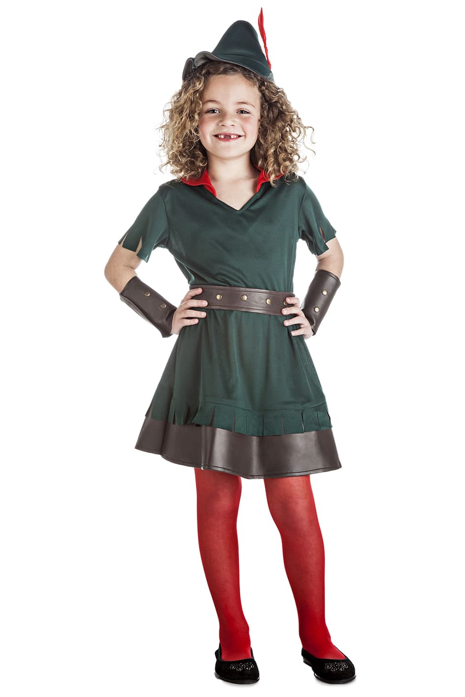 Kimokaweii disfraz  3-4 robin hood niña